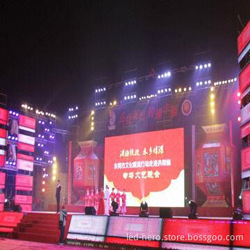Beautiful LED mesh display, fashion design, good transparency, light weight, easy to install & move